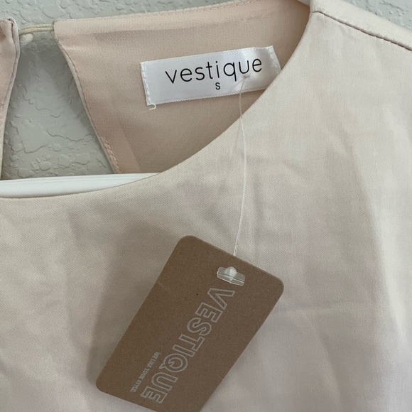 Vestique Satin Mini Dress NWT (long sleeve) - Picture 3 of 8